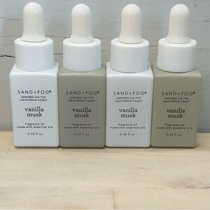 4x Sand + Fog Vanilla Musk Diffuser Oil Home Fragrance 10mL NWOB Gift For Her